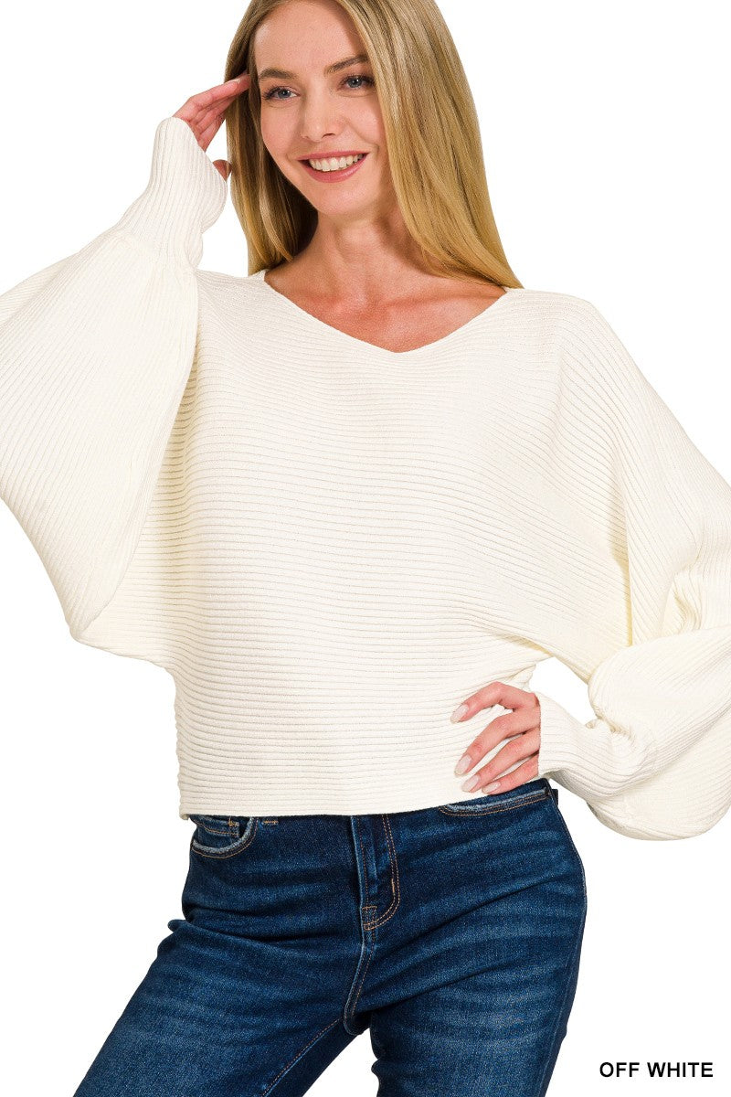 Boat Sleeve Top