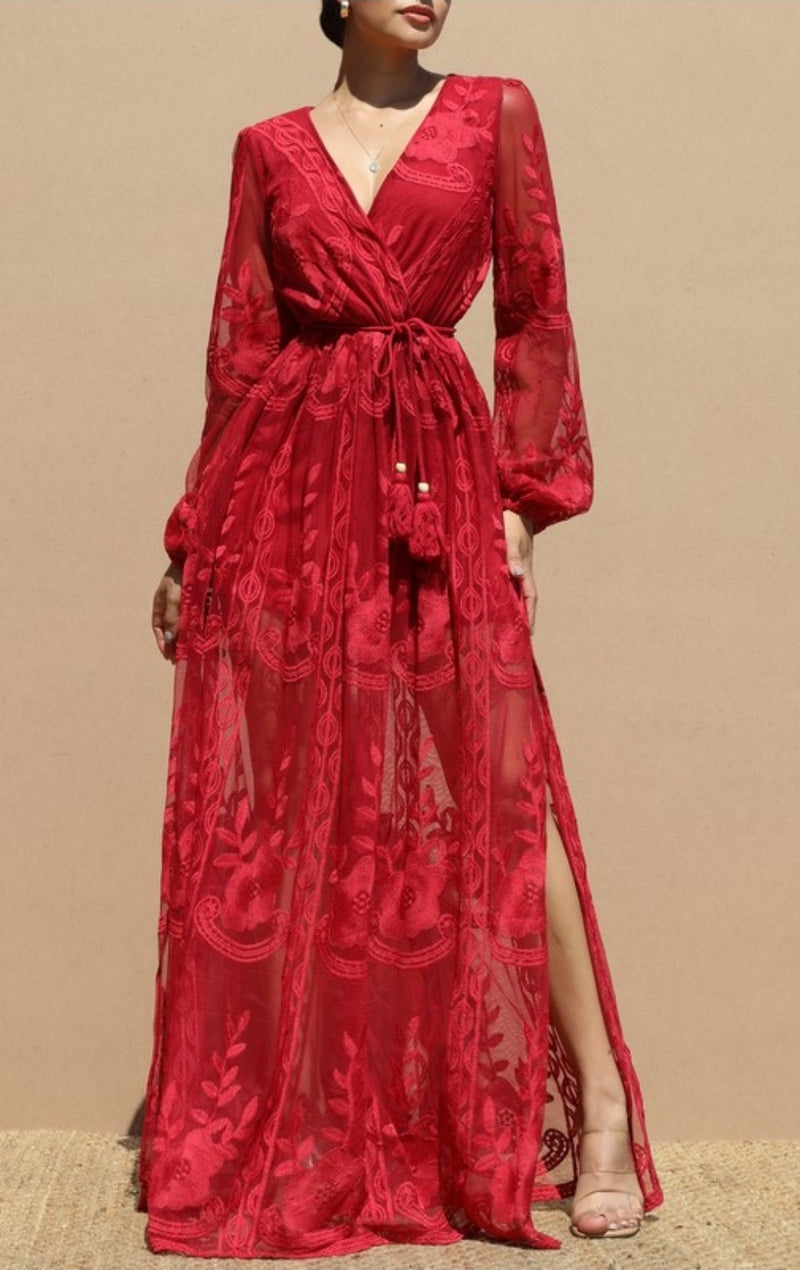 Lace Statement Dress