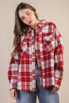 Plaid Thermal Shacket
