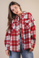Plaid Thermal Shacket