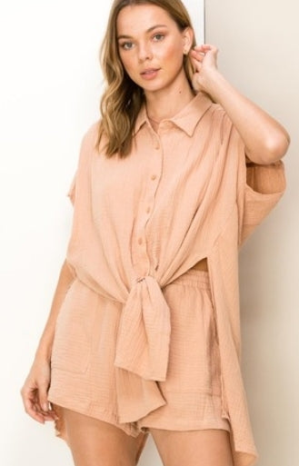 Linen Ties Top